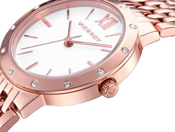 Pink IP Steel Watch