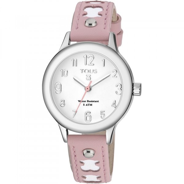 Dolce Watch With Pink Leather Strap