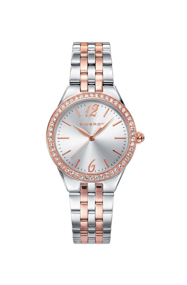 Pink IP Two Color Watch