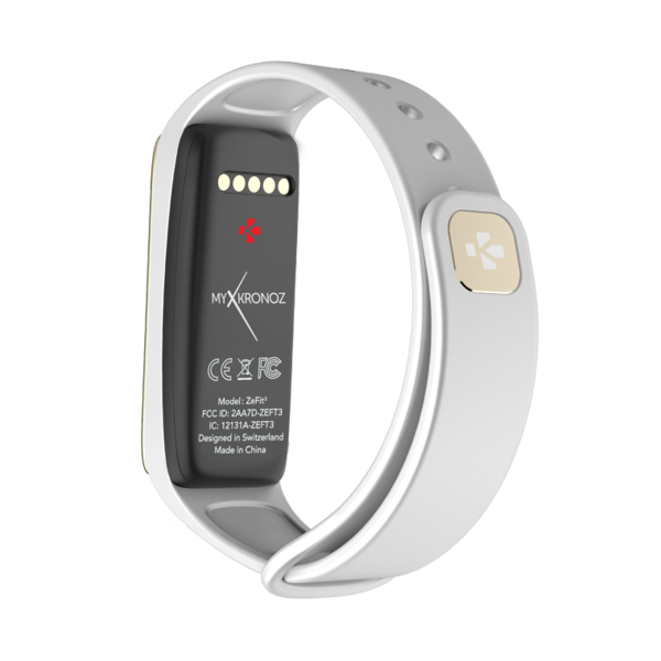ZeFit 3 White Silver Activity Tracking