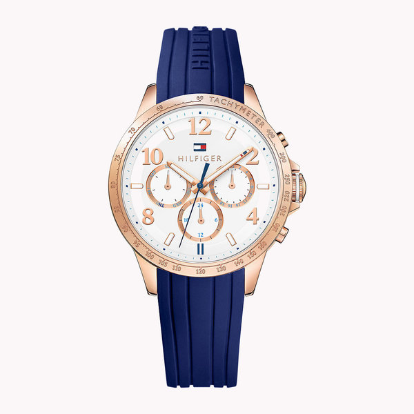 Reloj de mujer Tommy Hilfiger Dani de silicona azul