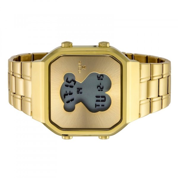 D-Bear SQ gold IP steel watch